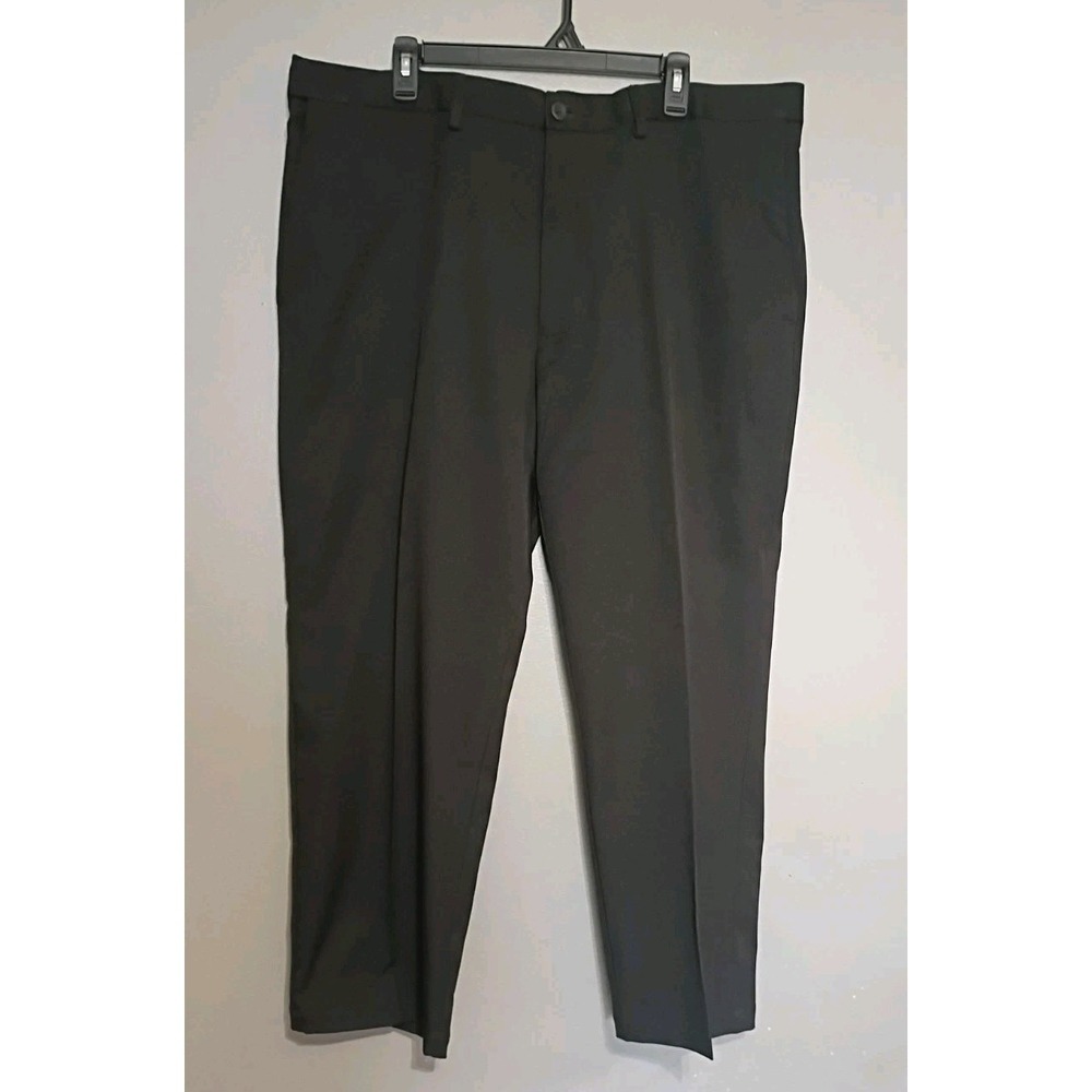 mens haggar expandable‎ waist dress pants 42x30